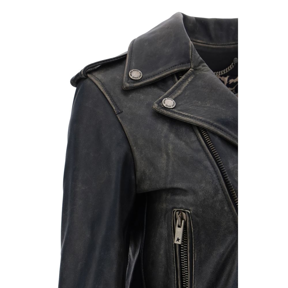 Golden Goose Calfskin Leather Jacket