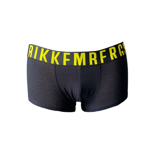 Bikkembergs Black Polyester Boxer - Stylish Comfort for Everyday Wear