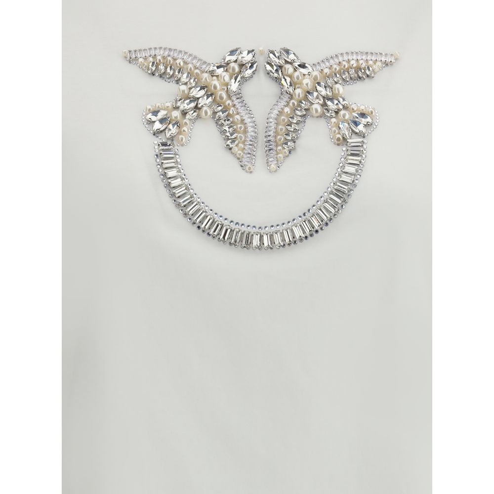 PINKO Embroidered Logo T-Shirt