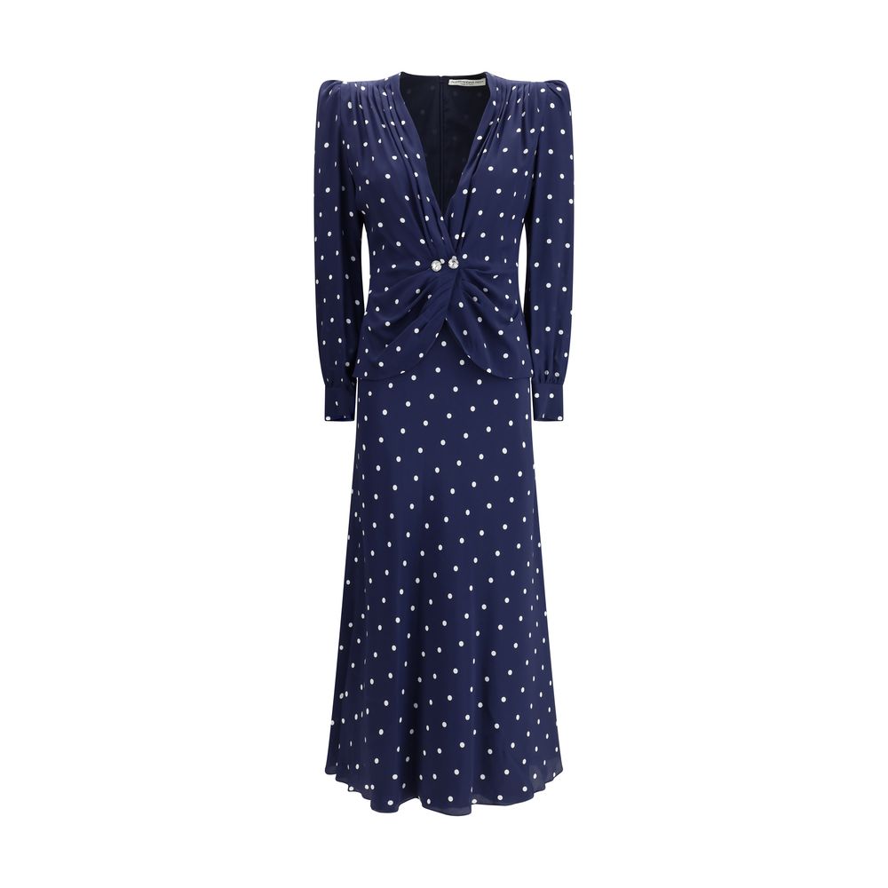Alessandra Rich Polka Dot Dress: Vintage Elegance Redefined