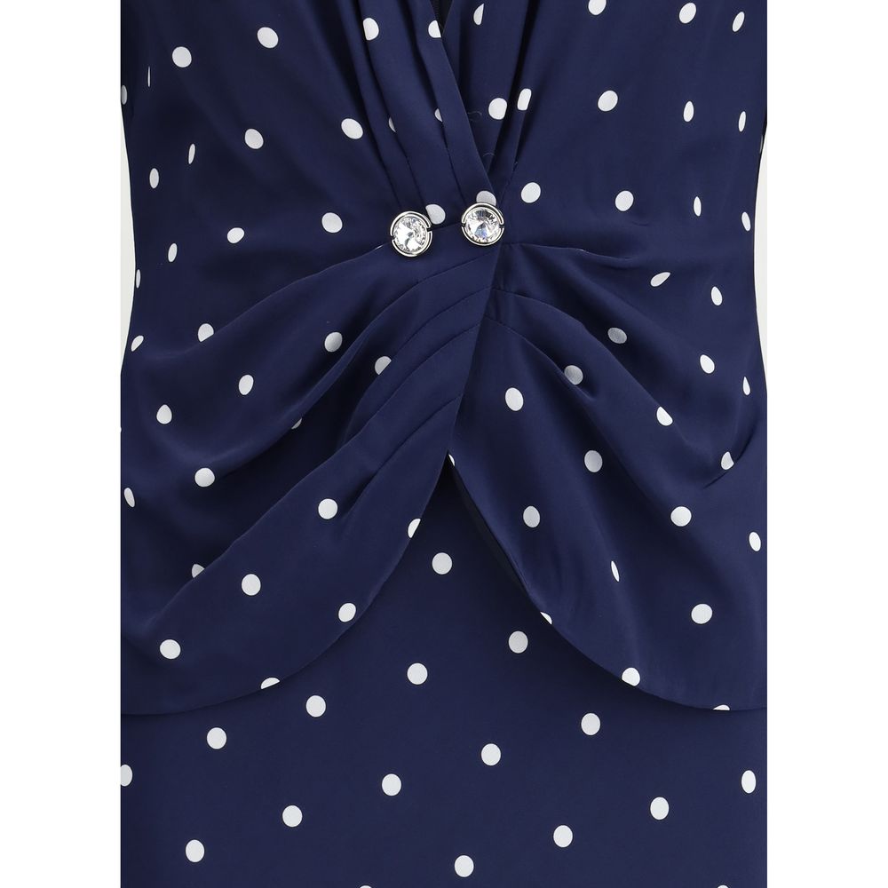 Alessandra Rich Polka Dot Dress: Vintage Elegance Redefined