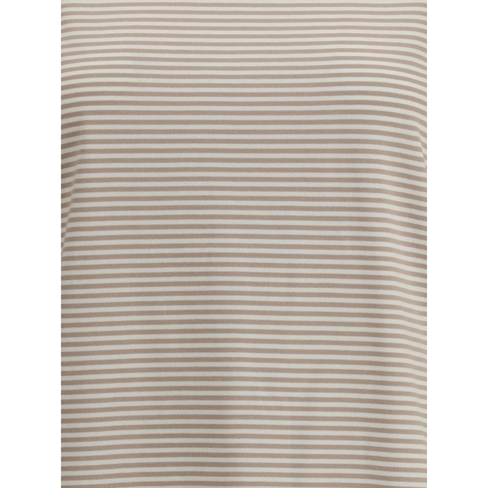 Brunello Cucinelli Striped Jersey T-Shirt