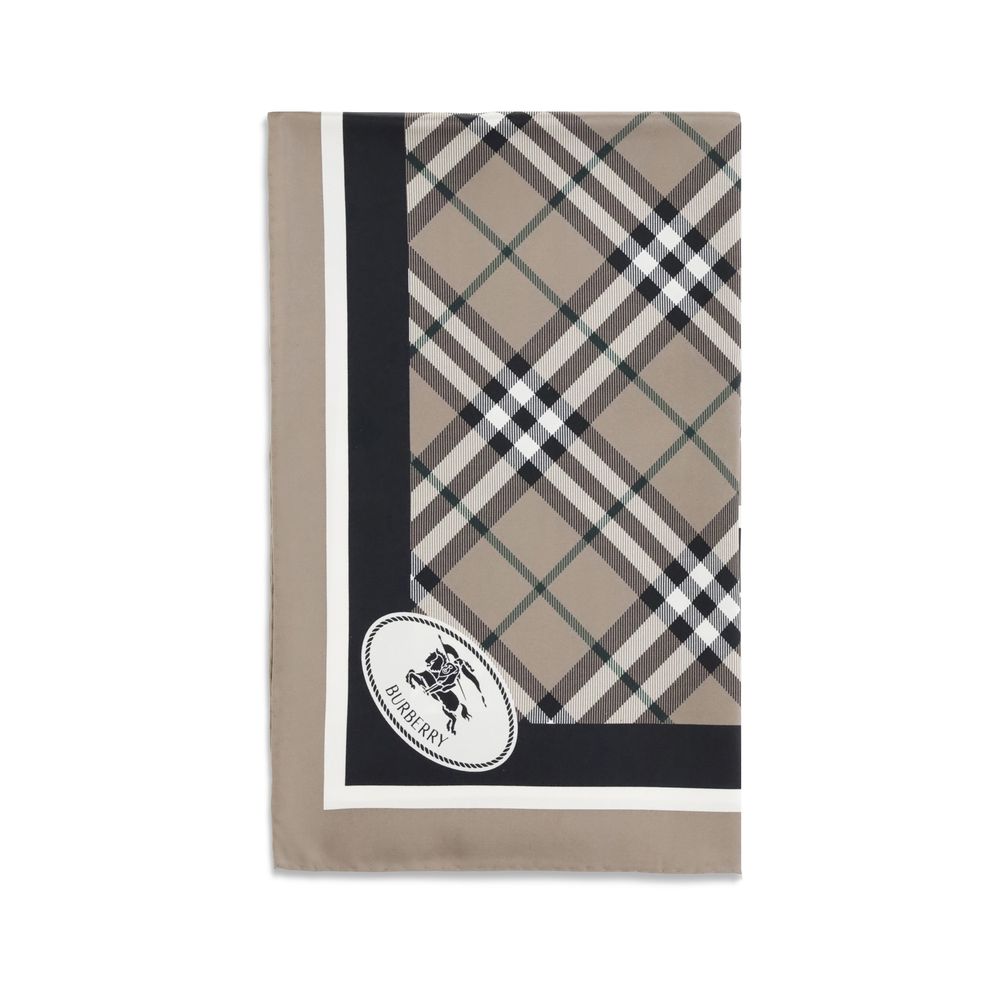 Burberry Silk Scarf - Timeless Heritage Accessory