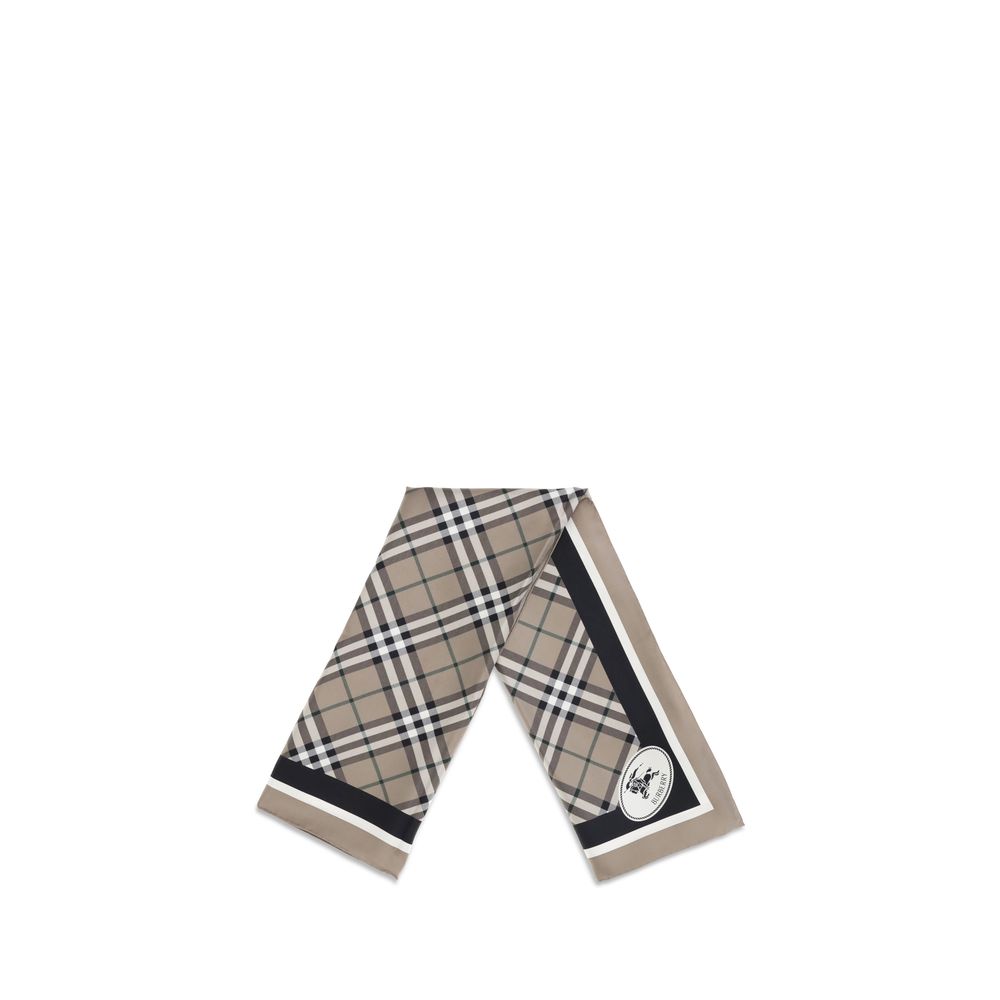 Burberry Silk Scarf - Timeless Heritage Accessory