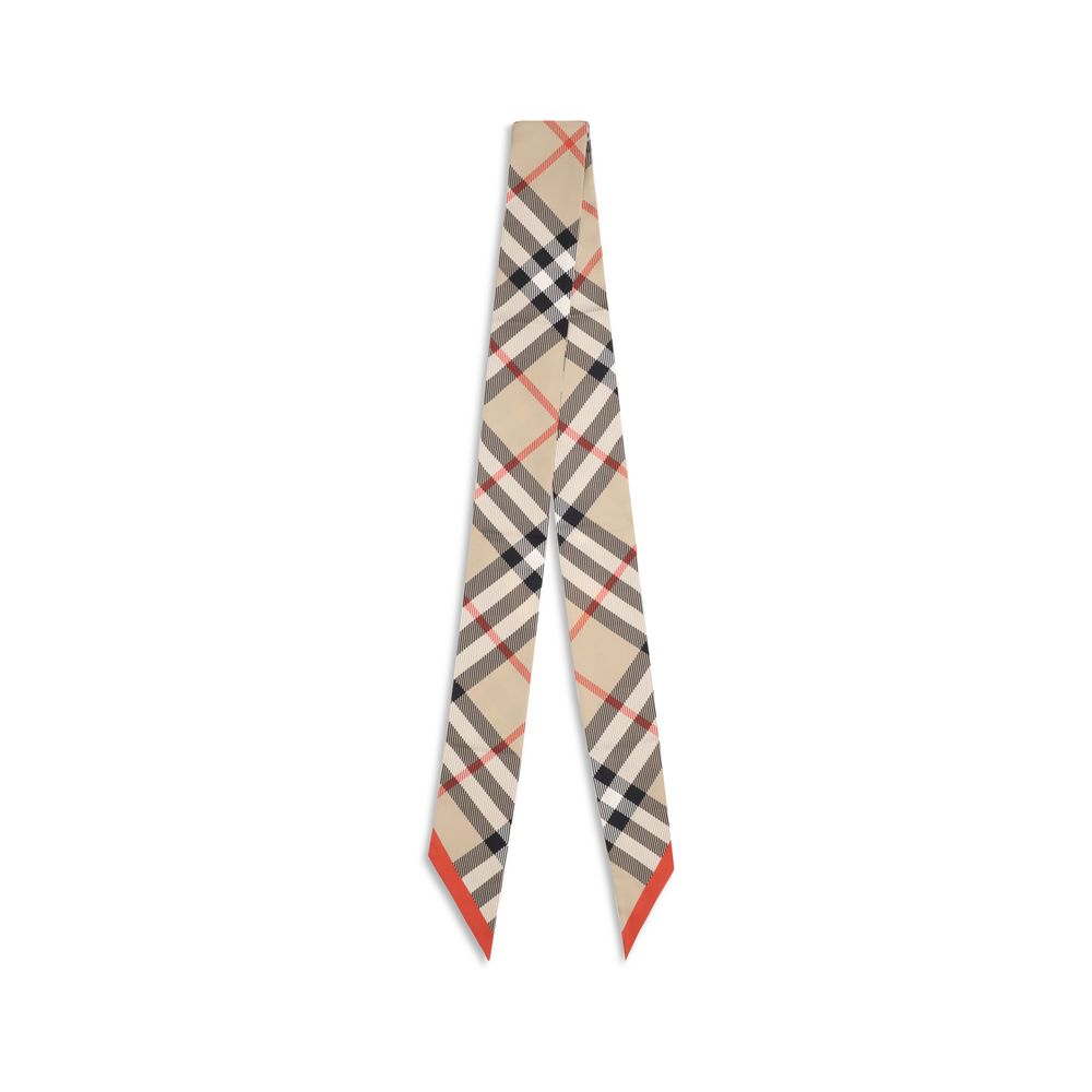 Burberry Check Silk Scarf