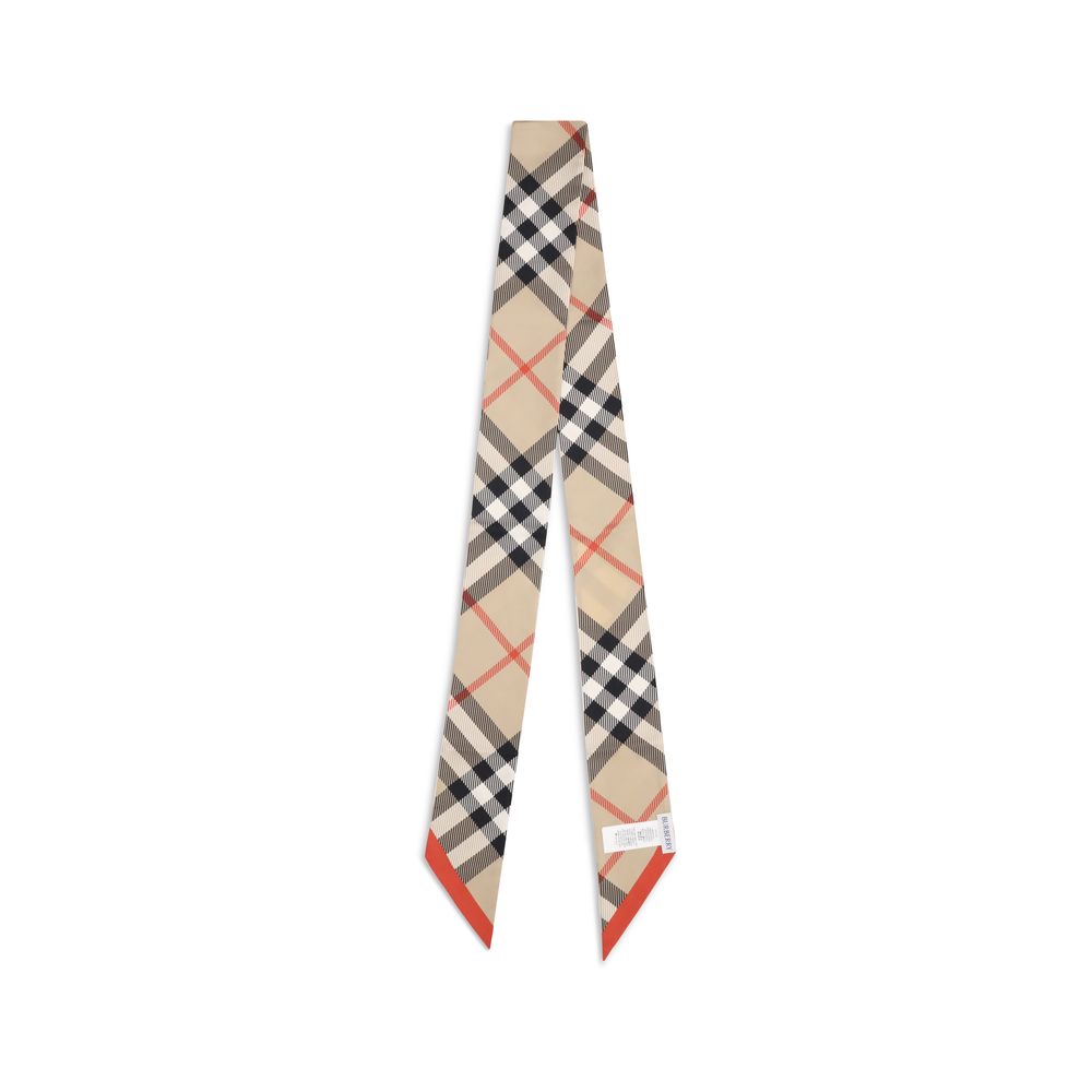 Burberry Check Silk Scarf