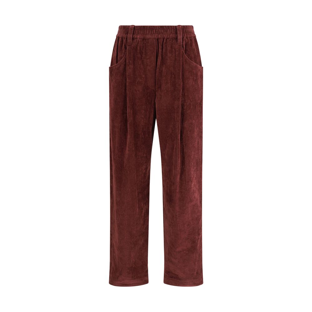 Brunello Cucinelli Velvet Pants - Timeless Luxury and Comfort