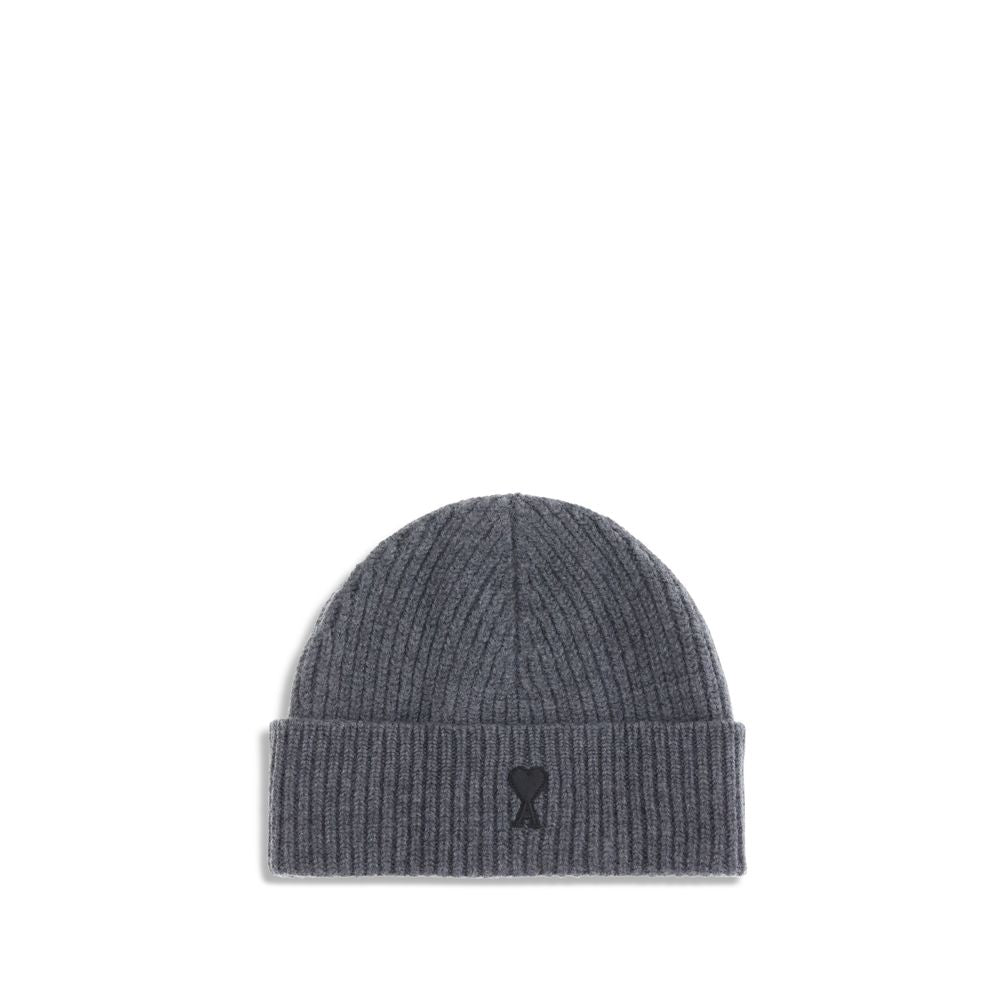 Ami Paris Ami De Coeur Beanie Hat