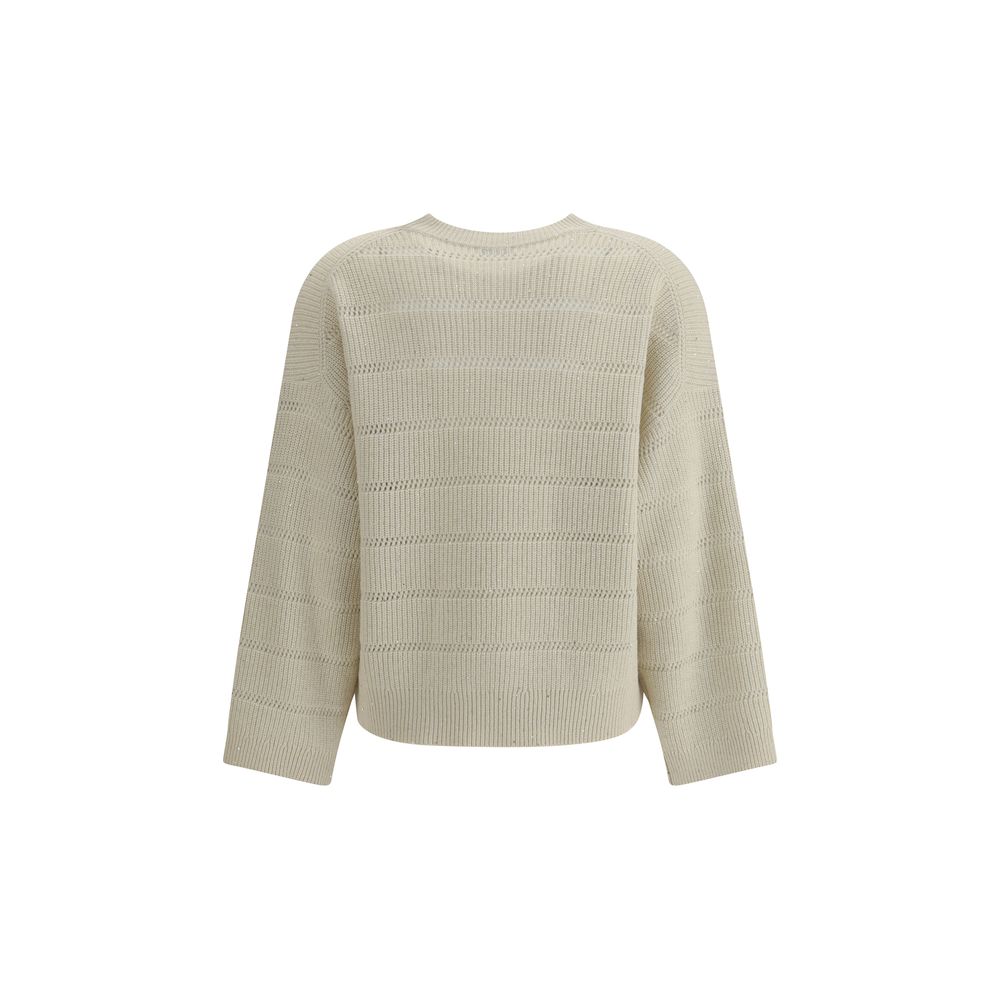 Brunello Cucinelli Dazzling Cashmere and Wool Sweater