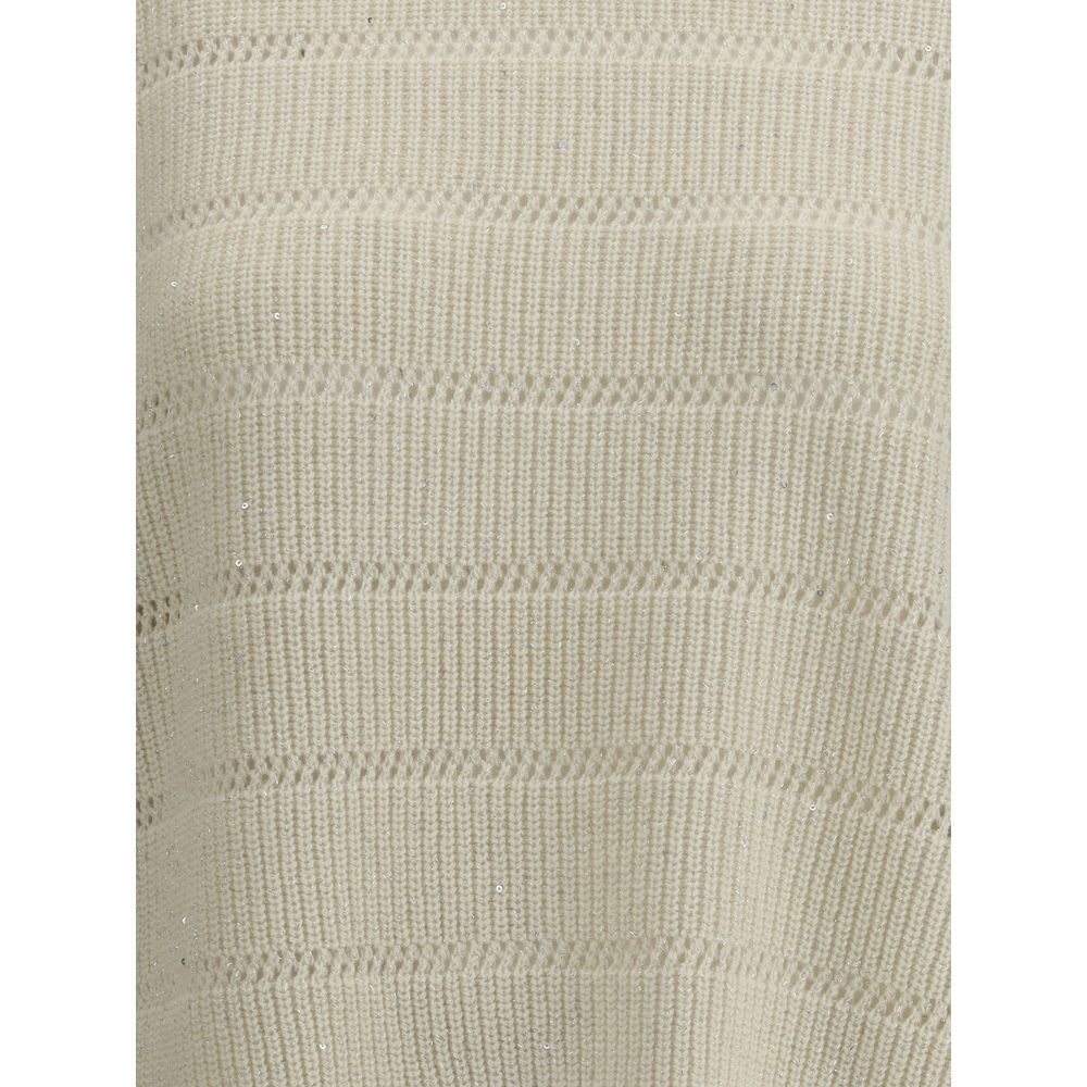 Brunello Cucinelli Dazzling Cashmere and Wool Sweater