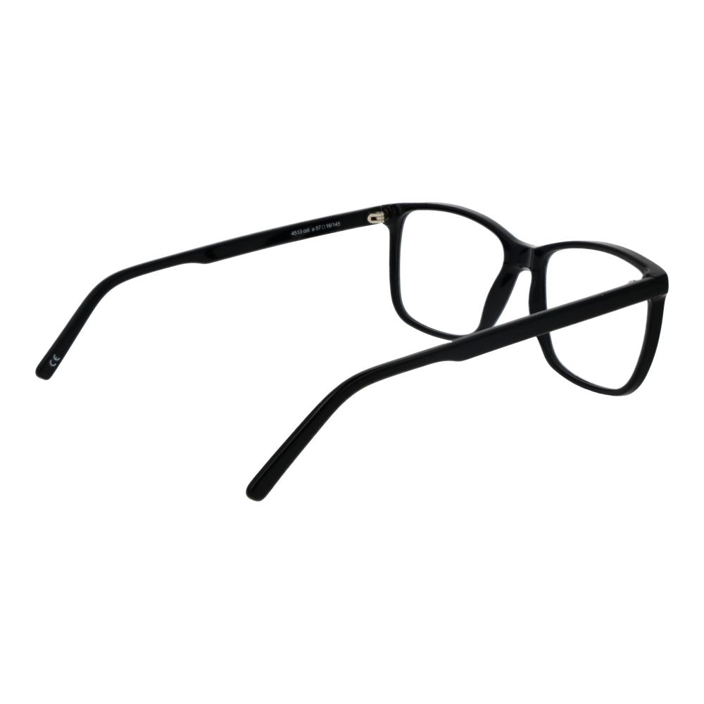 Andy Wolf Black Unisex Optical Frames – Full-Rim Rectangle Design