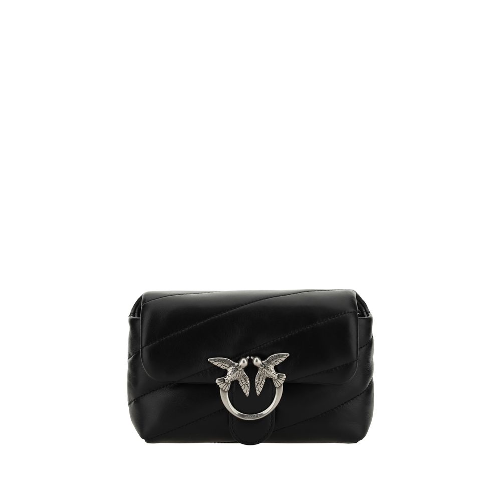 PINKO Love Baby Shoulder Bag - Elegant Calfskin Design