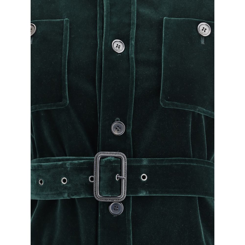 Saint Laurent Velvet Saharan Jacket