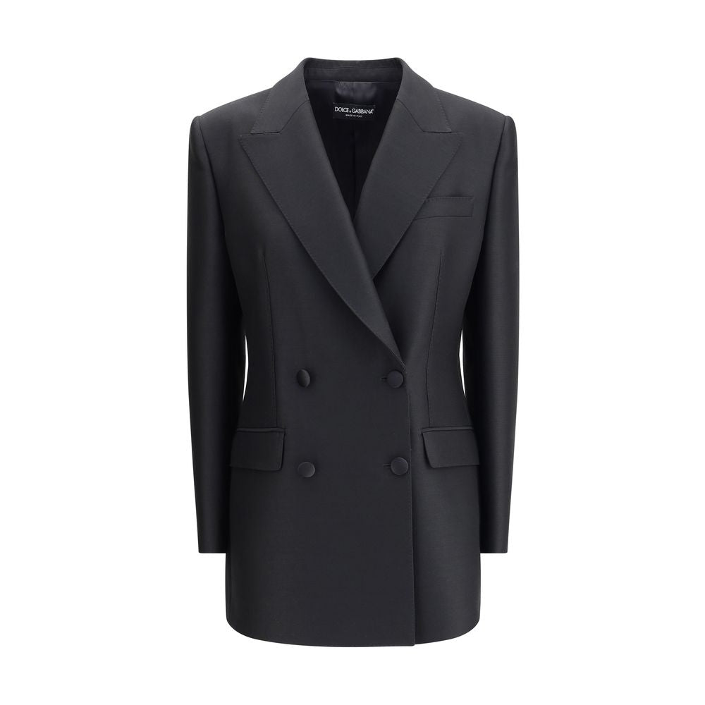Dolce & Gabbana Black Double-Breasted Blazer for Women