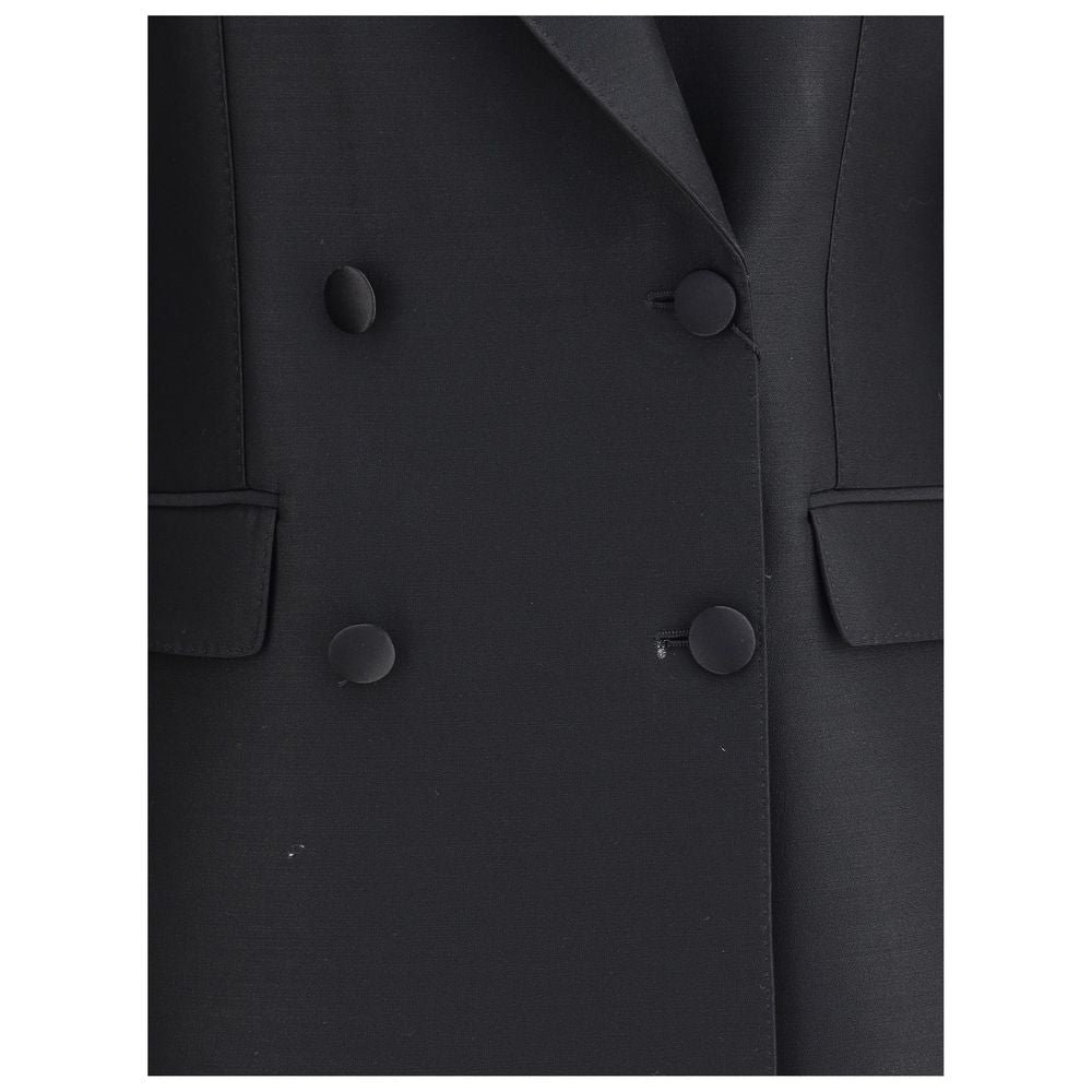 Dolce & Gabbana Black Double-Breasted Blazer for Women