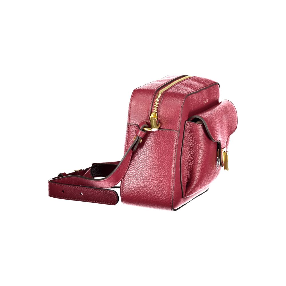 Coccinelle Purple Leather Women Handbag - Beat Soft Bag