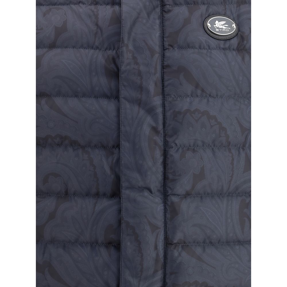 Etro Logo Down Vest - Elegant Insulation for Sophisticated Style