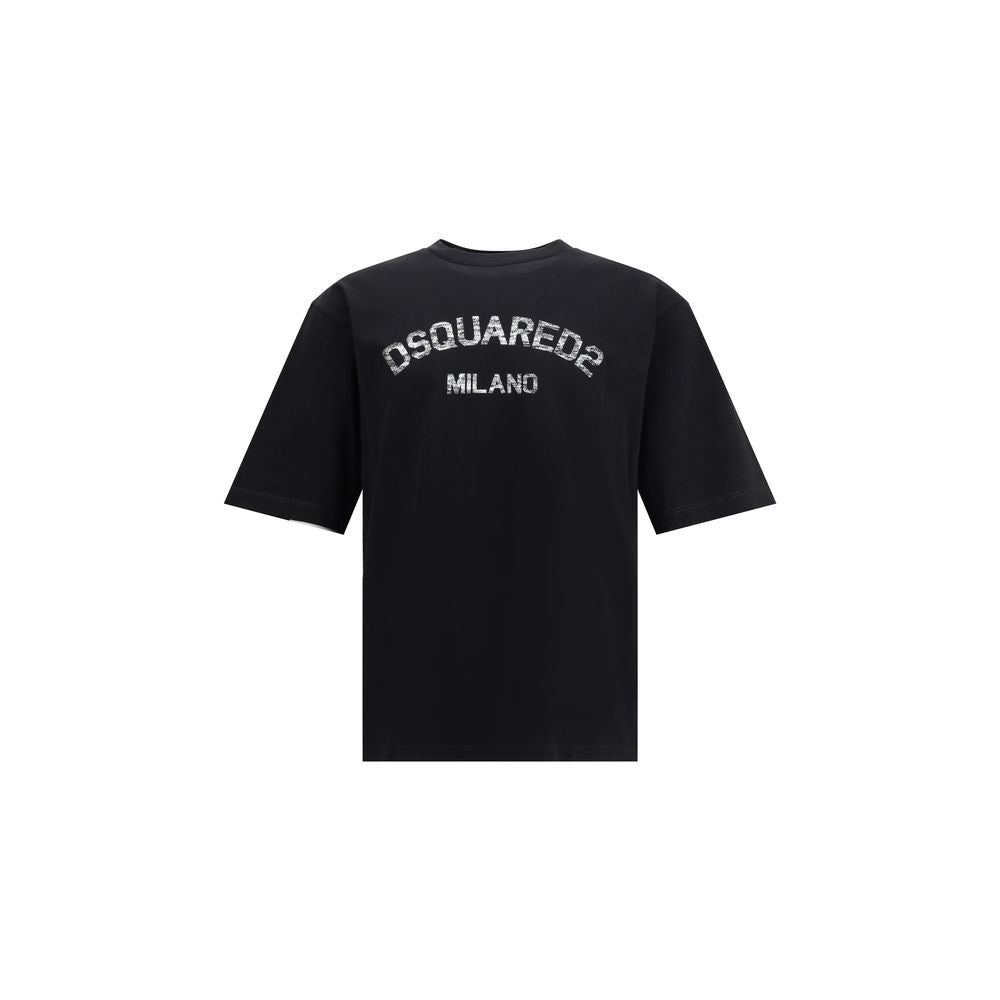 Dsquared² Black Logo T-Shirt for Men