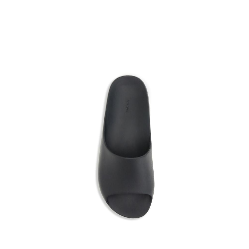 The Row Black Ama Rubber Slides