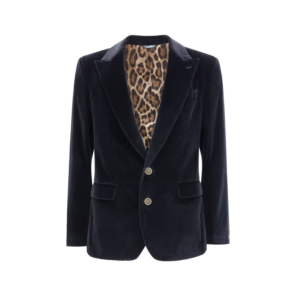 Dolce & Gabbana Black Blazer Jacket