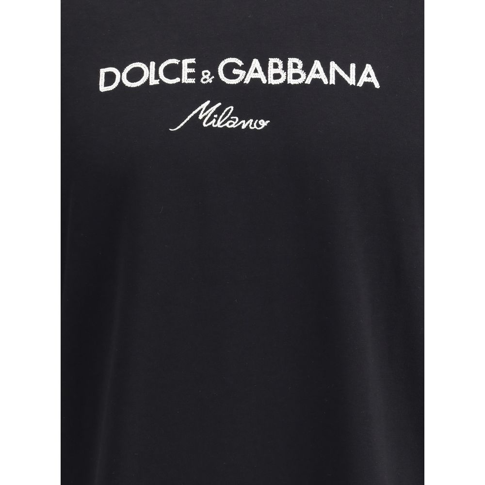 Dolce & Gabbana Black Logo T-Shirt for Men