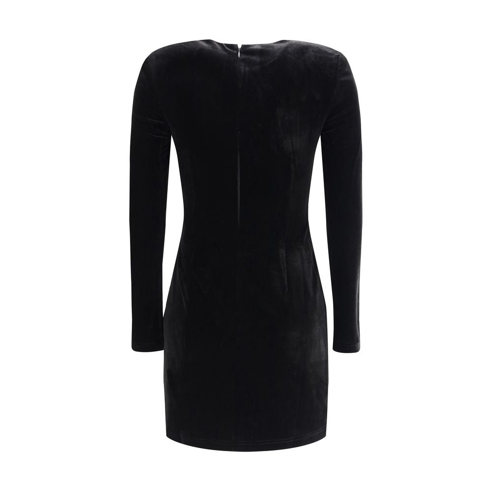 Self-Portrait Short Velvet Dress