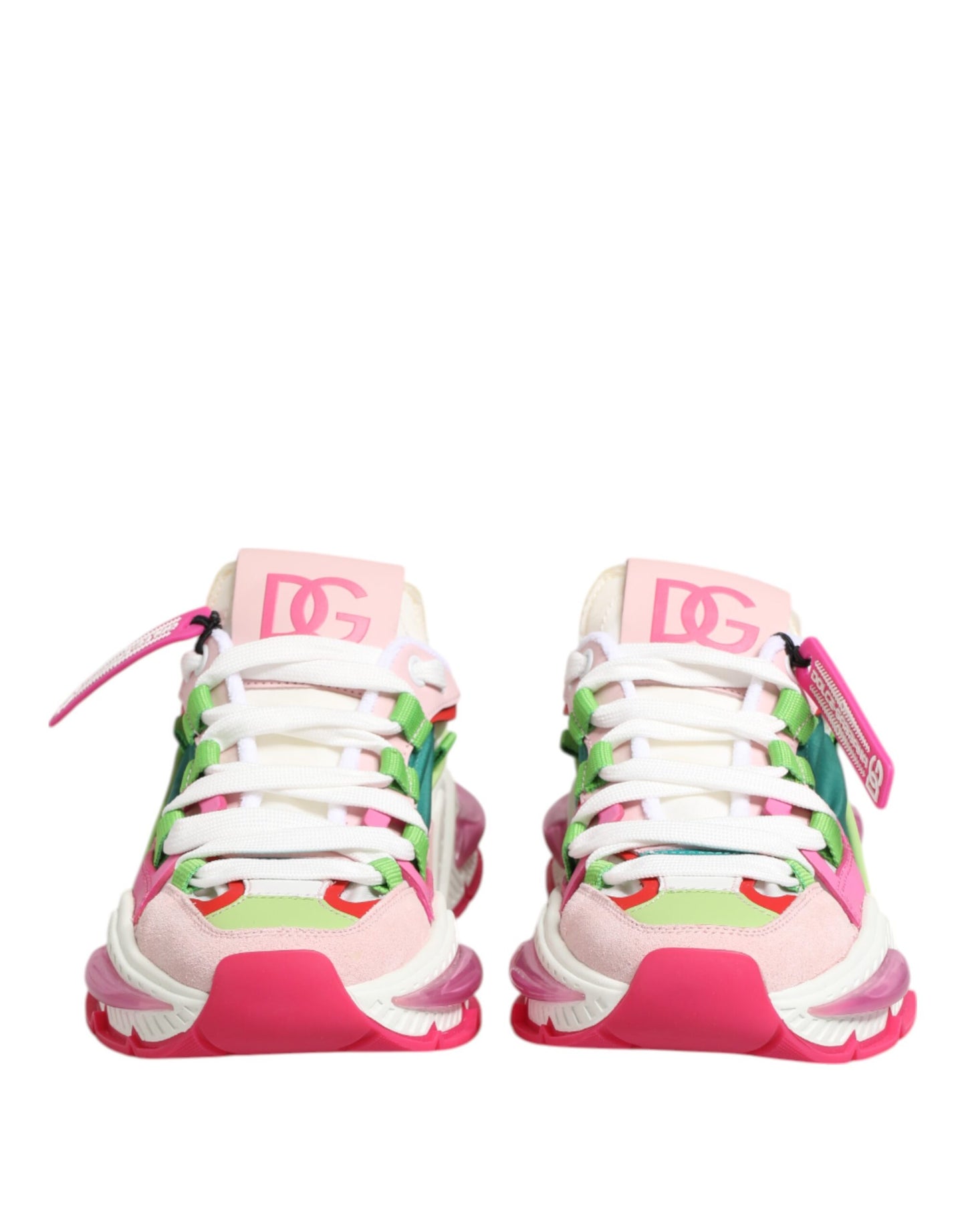 Dolce & Gabbana Multicolor Leather Airmaster Low Top Sneakers