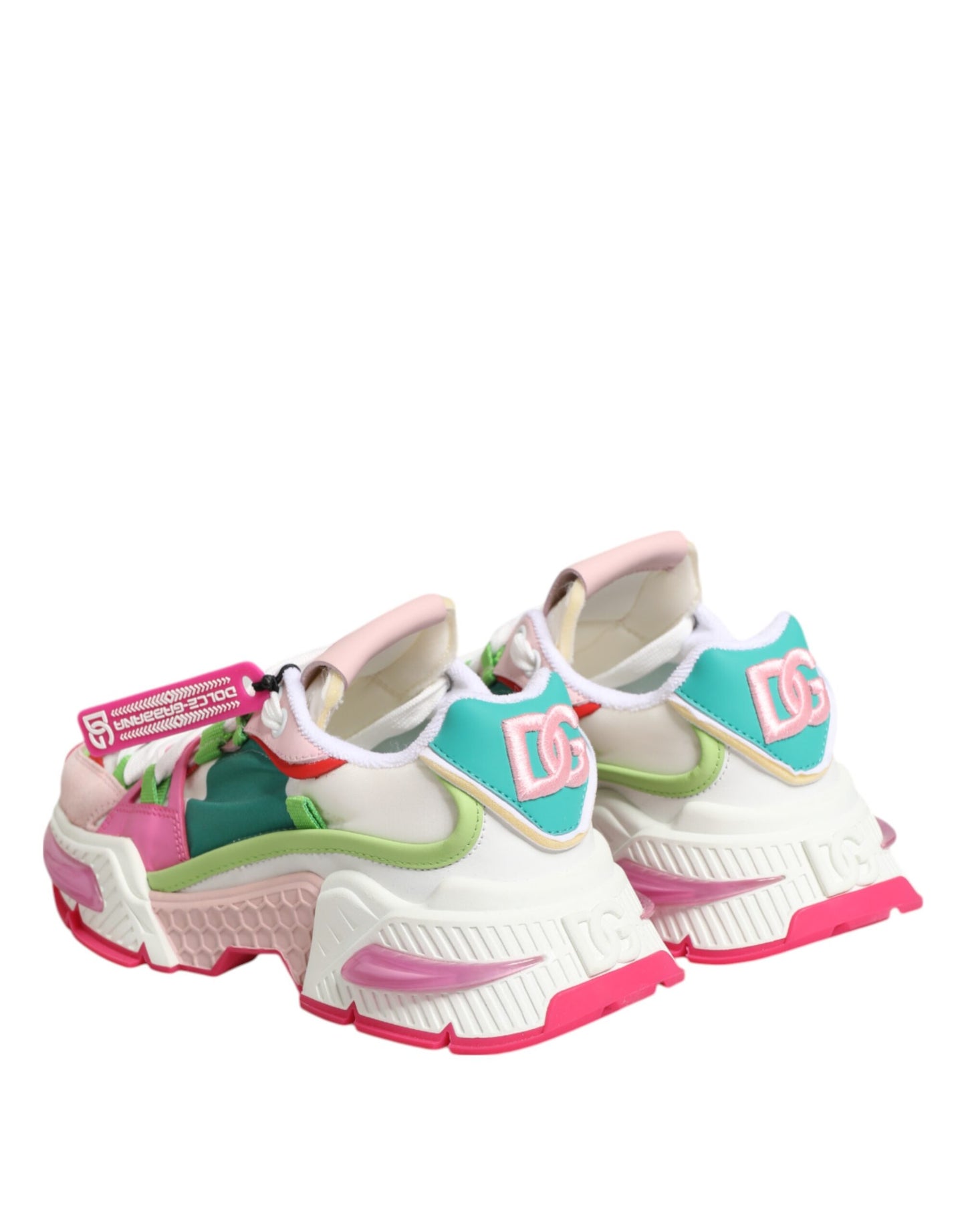 Dolce & Gabbana Multicolor Leather Airmaster Low Top Sneakers