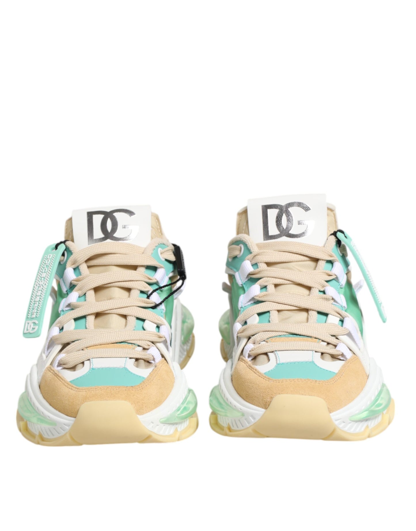 Dolce & Gabbana Multicolor Leather Airmaster Low Top Sneakers
