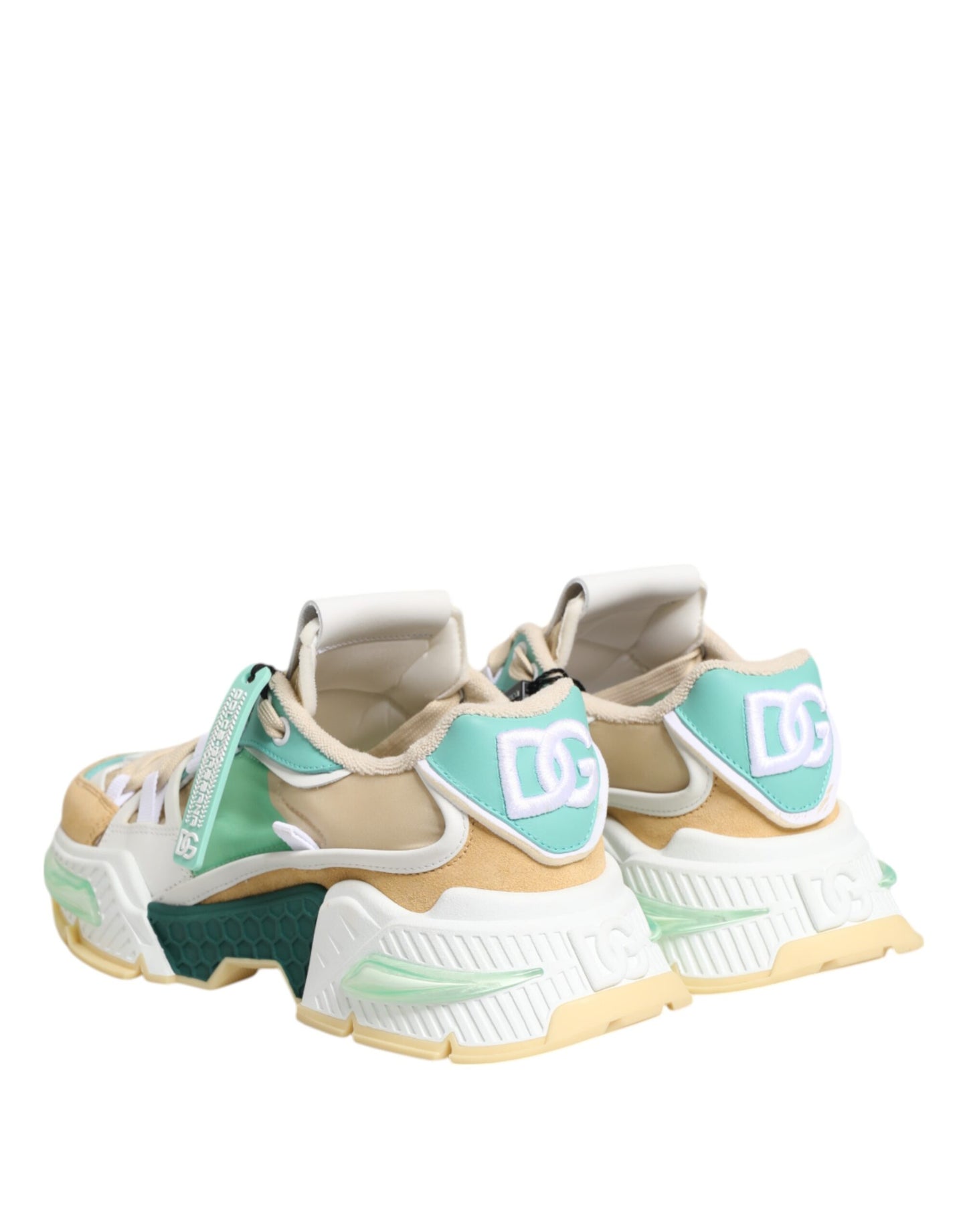 Dolce & Gabbana Multicolor Leather Airmaster Low Top Sneakers