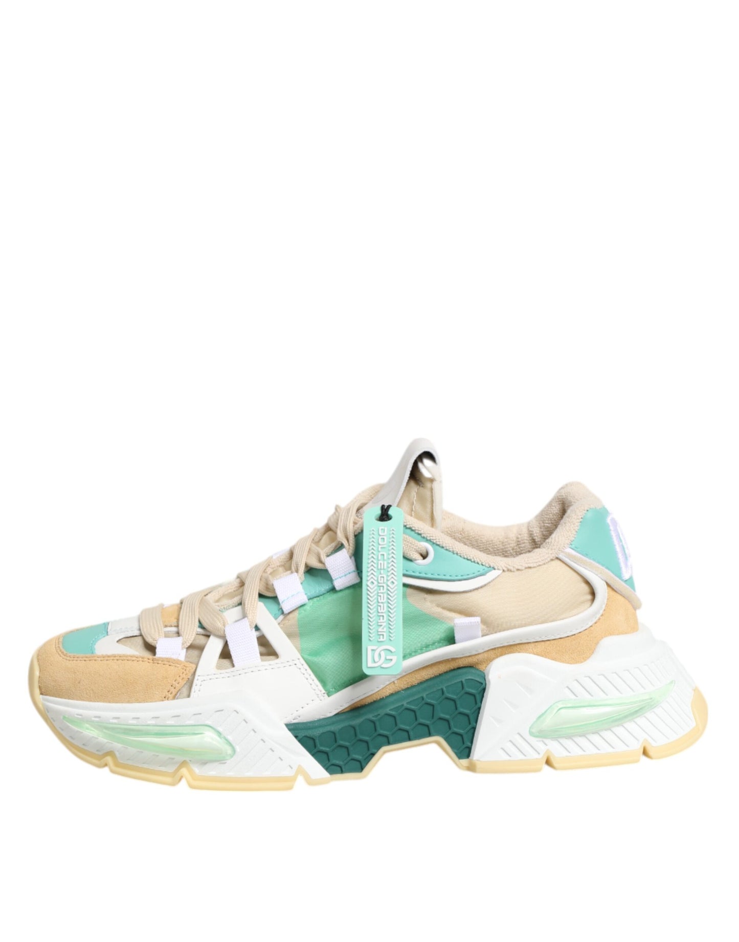 Dolce & Gabbana Multicolor Leather Airmaster Low Top Sneakers