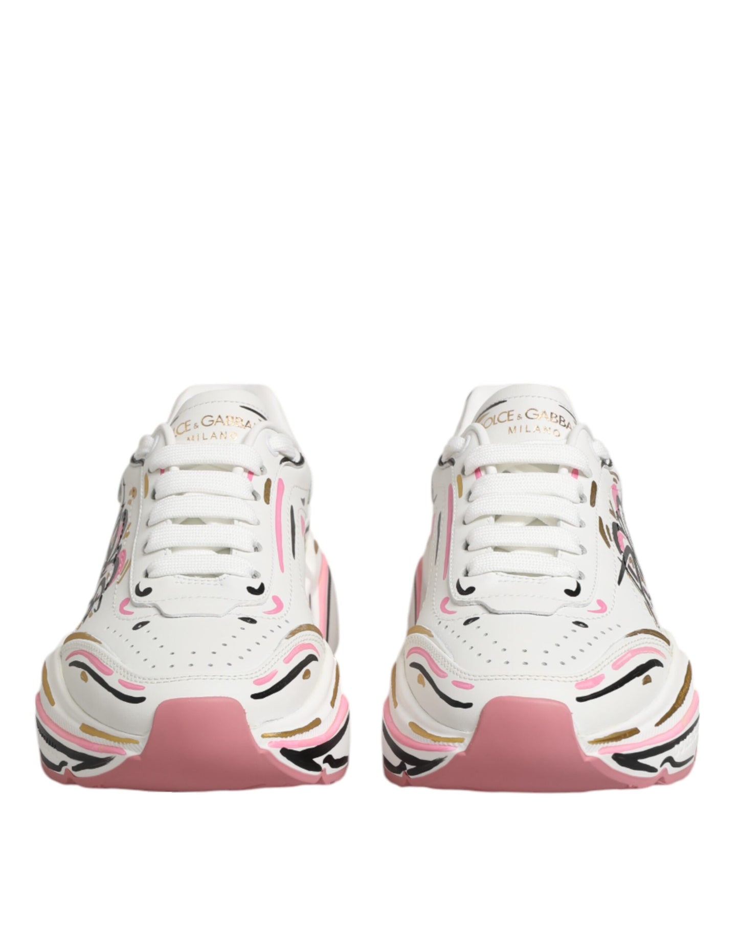Dolce & Gabbana Multicolor Hand Painted DAYMASTER Sneakers
