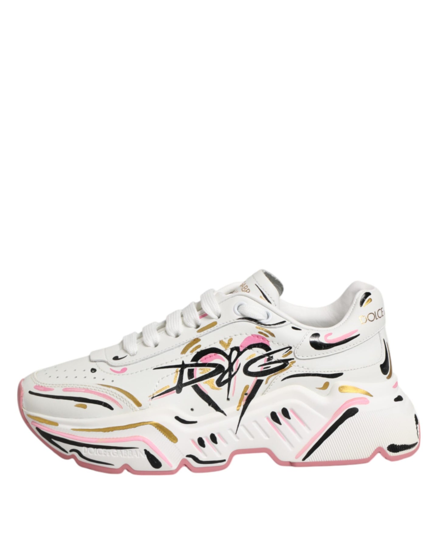 Dolce & Gabbana Multicolor Hand Painted DAYMASTER Sneakers