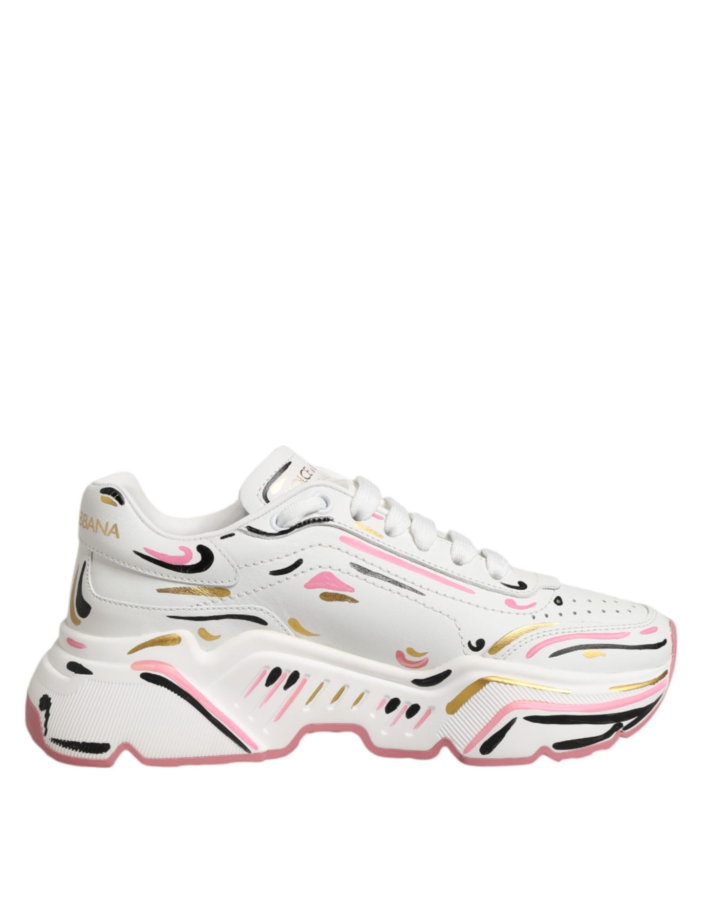 Dolce & Gabbana Multicolor Hand Painted DAYMASTER Sneakers