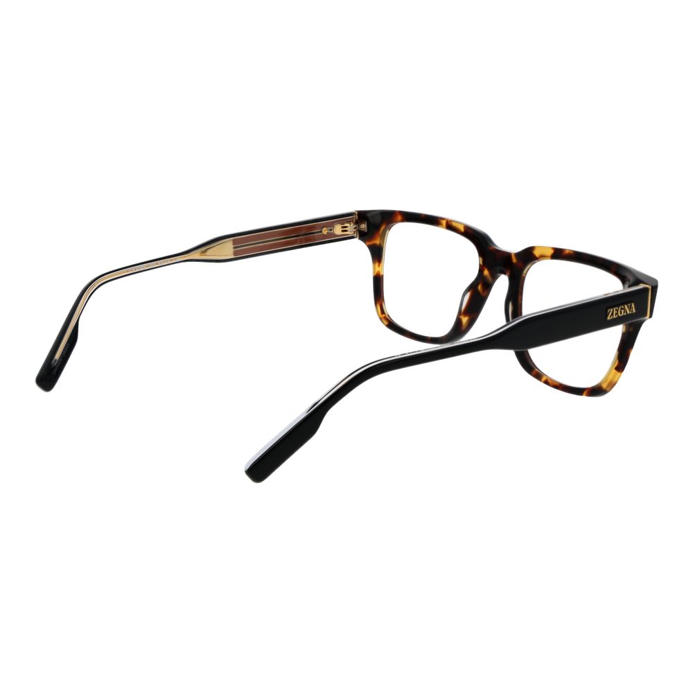 Ermenegildo Zegna Men's Optical Glasses – Brown Rectangle Frame, 52mm