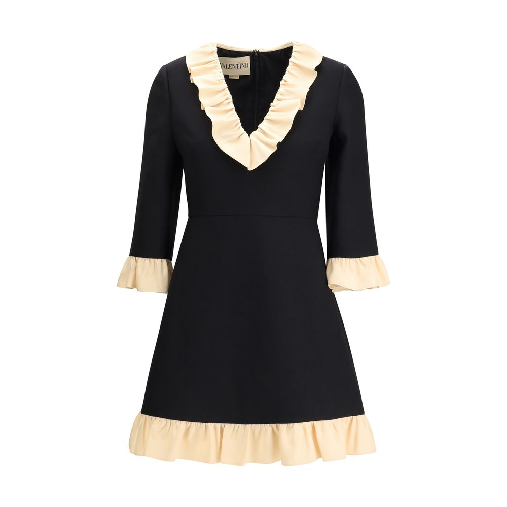 Valentino Wool and Silk Short Dress