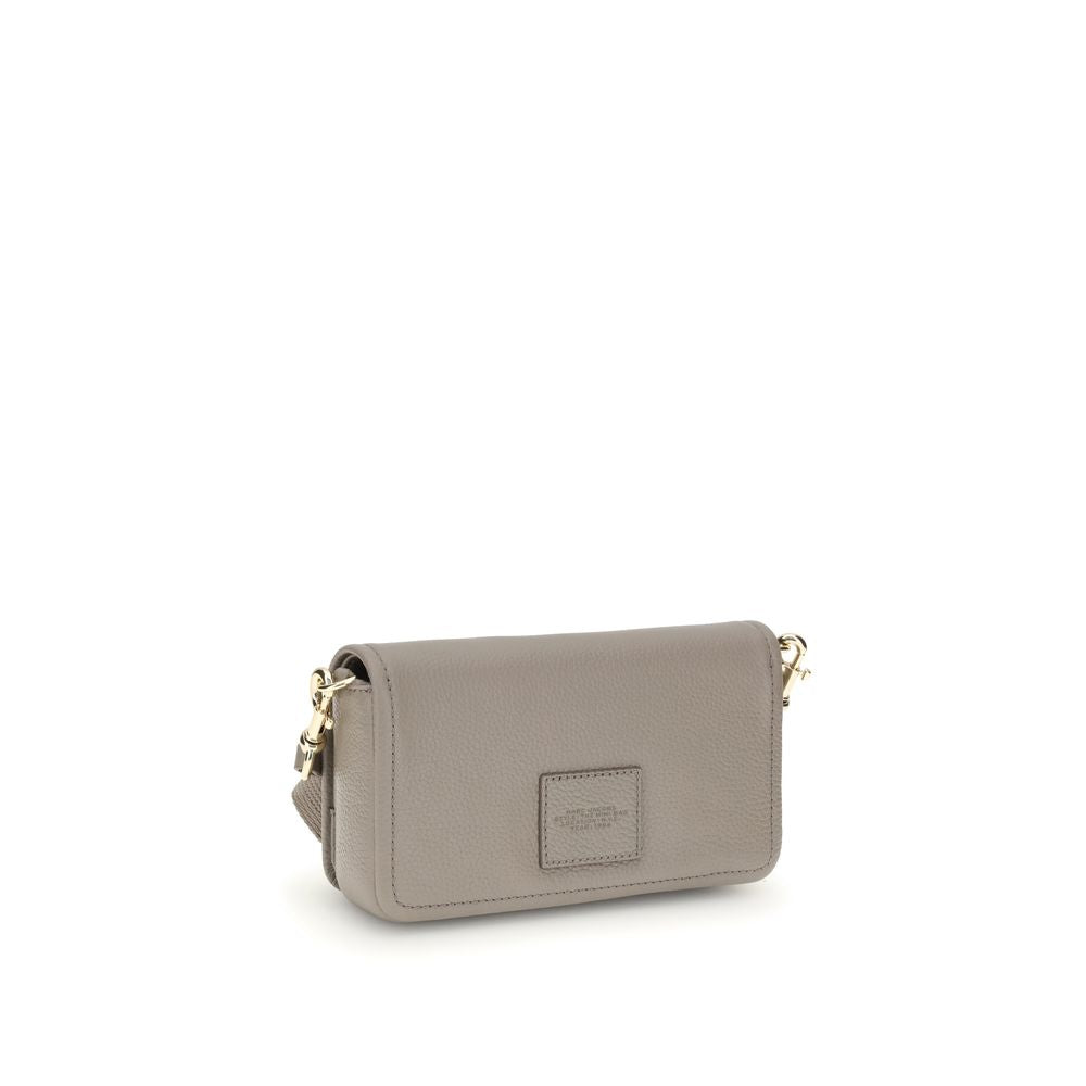 Marc Jacobs Grey The Mini Bag Shoulder Bag - Elegant Grained Leather Accessory