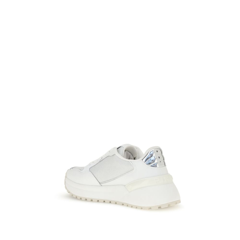 PINKO Logo and Mirrored Detail Sneakers