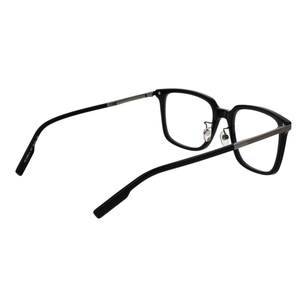 Ermenegildo Zegna Men’s Optical Glasses – Black Square Frame, 54mm