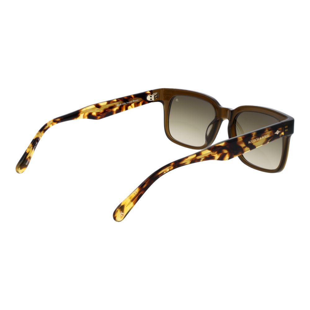 Scotch & Soda Men’s Brown Gradient Sunglasses – 54mm