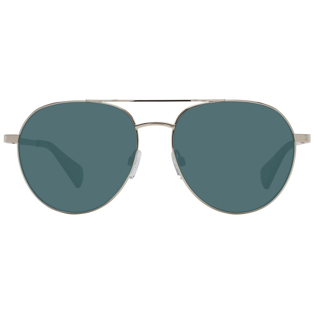 Ted Baker Gold Men’s Aviator Sunglasses – 57mm Grey Lenses