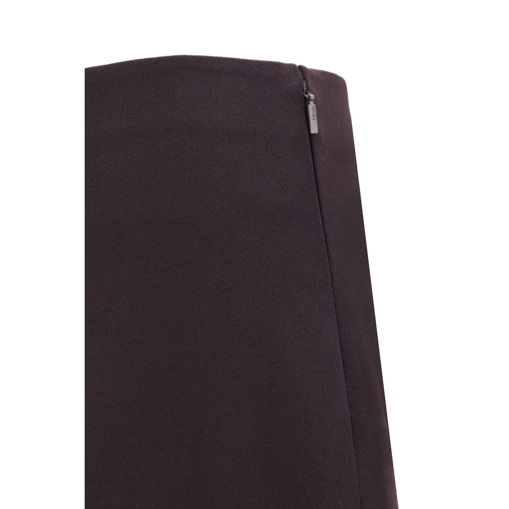 Fendi Wool Midi Skirt