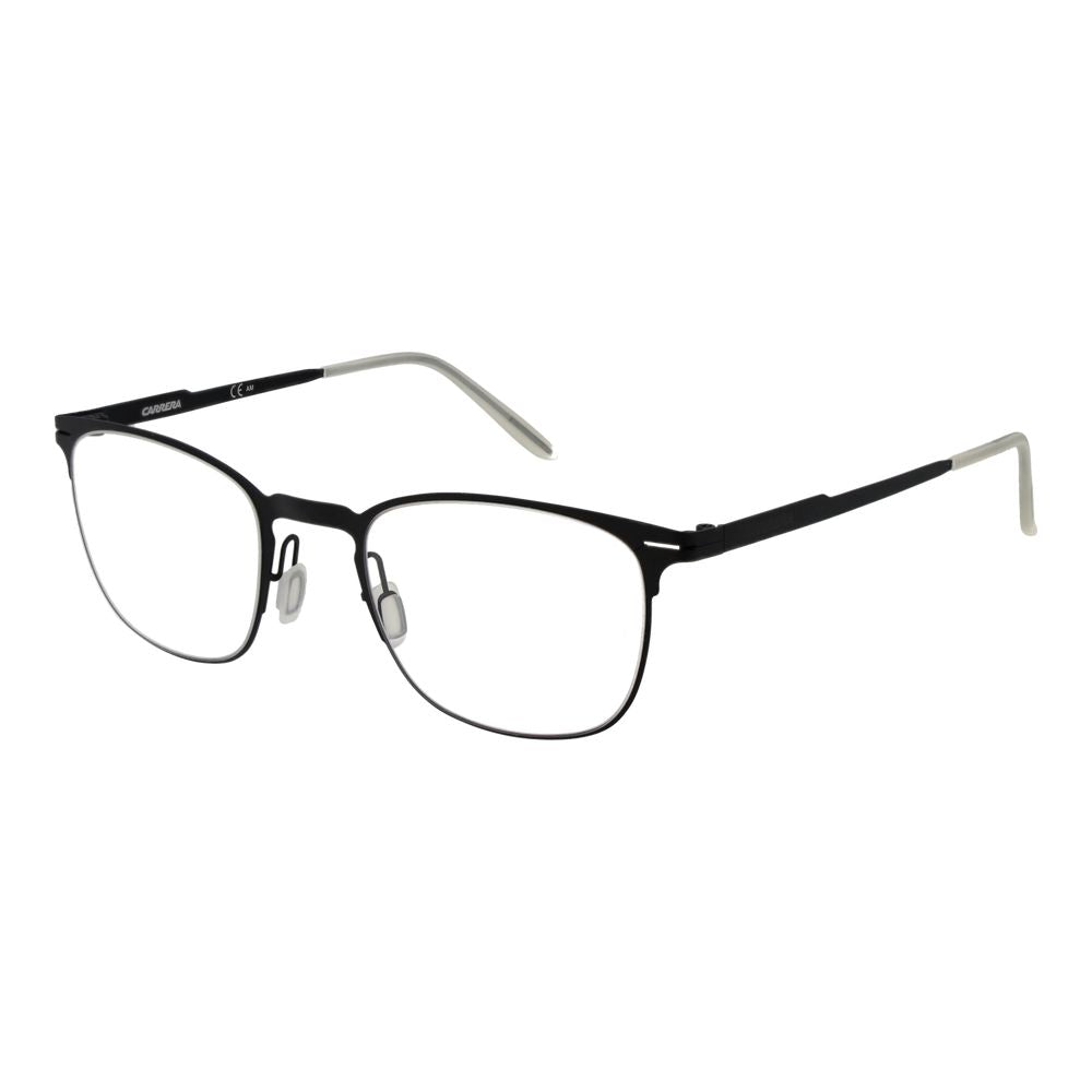 Carrera Black Men's Optical Glasses – Square Half-Rim Frame