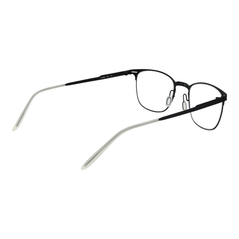 Carrera Black Men's Optical Glasses – Square Half-Rim Frame