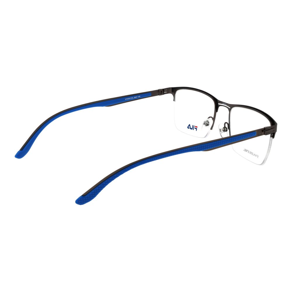 Fila Men's Optical Glasses – Gunmetal Half-Rim Frame, 53mm