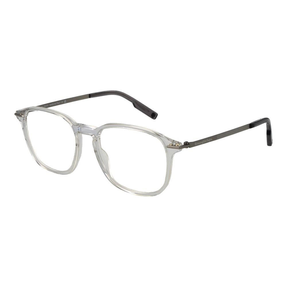 Ermenegildo Zegna Transparent Men’s Optical Frames – Panto Style