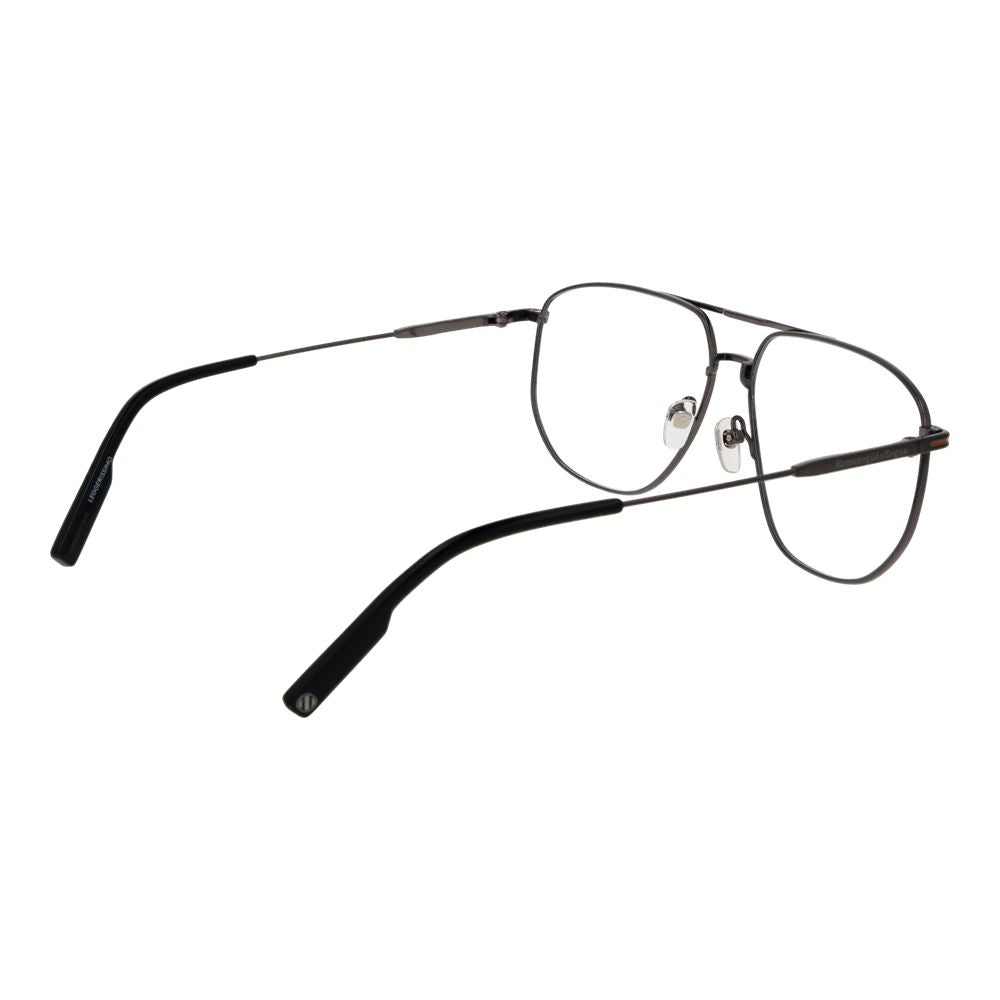 Ermenegildo Zegna Men's Optical Glasses – Grey Full-Rim Frame