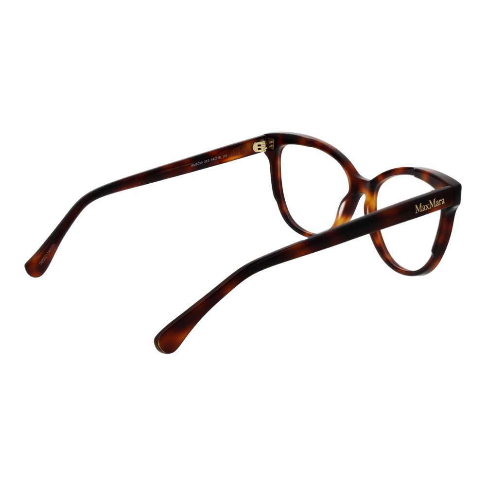 Max Mara Women’s Optical Frames – Brown Cat Eye Design