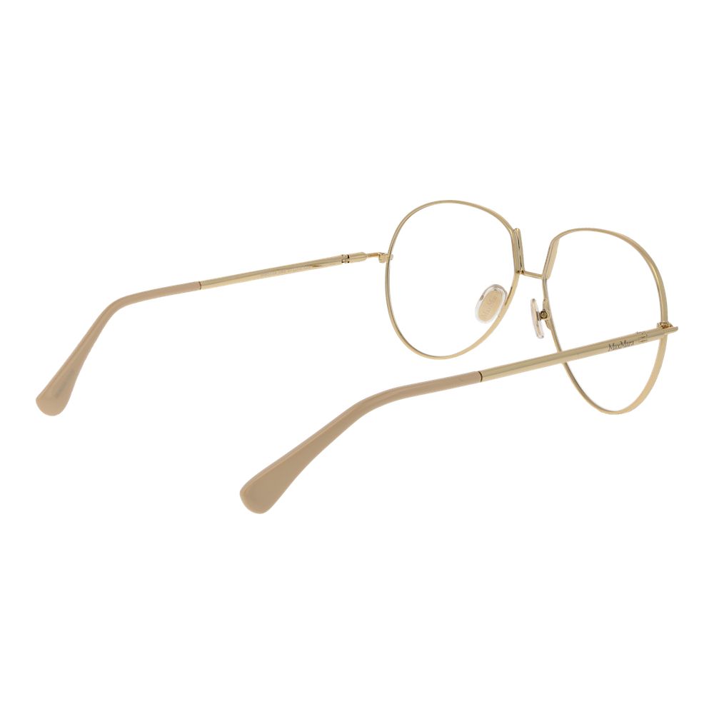Max Mara Women’s Optical Glasses – Beige Full-Rim Frame, 57mm