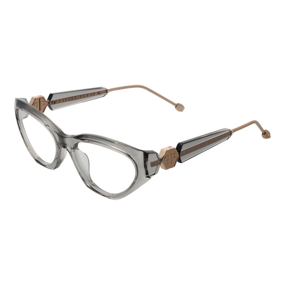 Philipp Plein Women’s Transparent Optical Frames – Cat Eye Design